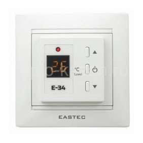 Терморегулятор EASTEC E-34 белый (Встраиваемый 3,5 кВт)