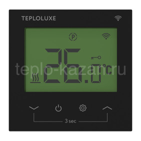 Терморегулятор электронный Теплолюкс Pontus WiFi черный